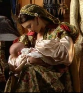 131ec8ef0972f0e35ae6599b4a225d81.jpg (15 KB) Anne with her infant daughter, princess Elizabeth Tudor.