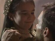 Princess Mary with her father (episode 1.01)