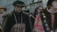 Charles with his son at Anne Boleyn's execution (season 2).