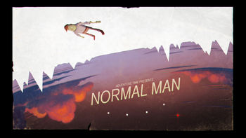 Normal Man title card