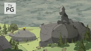 Detalhe das estátuas em "Venha Comigo"