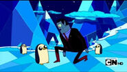 pai da marceline falando com Gunter