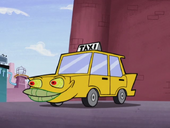 The Chameleon disguised as a taxi.