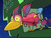 Bird Brain and his thunder cannon.