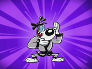 A dazed Dudley in a martial arts uniform.