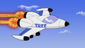 T.U.F.F. Airplane in Cold Fish.