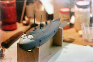 Grampus' model during the early stages of production