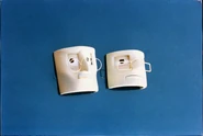 Burke and Blair's faces finished (1988)