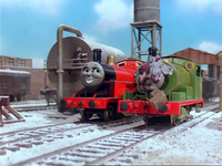 The storage tank reused on Thomas and Friends