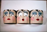 Lillie's faces painted up