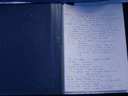 handwritten notes for an alternate version of Sunshine