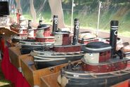 The fleet preserved by TUGS: The Exhibition