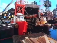Diesel Tug's red oxide hull