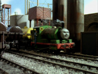 The tall fuel tanks reused on Thomas and Friends