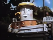 Boomer docked as a houseboat