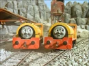 A scrapped crane