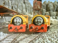 A scrapped crane