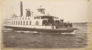 A New York ferry boat very similar to the Fultan Ferry