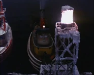 BigFreeze163.png (4.14 MB) Warrior accidentally hits the light barge, resulting in it turning on