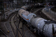 A train of tankers