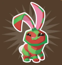 4✳B  Dot Bunny CandyStripeBunny Bunny was in full scout mode 😂 Follow us @rabbitclubs for