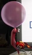 Burns Blows a Bubblegum and it floats