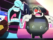 Deuce with one of his friends, Edvard