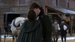 Anna Strong kisses John Graves Simcoe