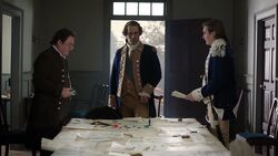 George Washington meets with Benjamin Tallmadge and Nathaniel Sackett