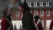 Abraham Woodhull and John Graves Simcoe encountering each other in Virginia