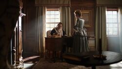 Benedict Arnold begins writing a letter to John André