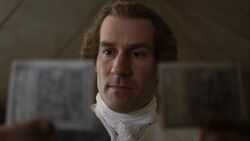 George Washington examines the bills