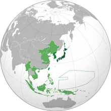 Japanese Empire (orthographic projection)