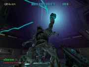 Oblivion healing itself.