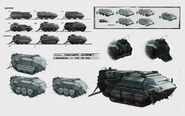 Concept art of the APC.