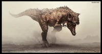 A more finalized desert variant T. rex.