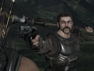 Logan accusing Turok of being a traitor.