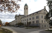 Clocktower-Sherman-Grant-SheridanHalls Nov-2002 0056-1-