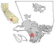 LA County Incorporated Areas Hawthorne highlighted svg
