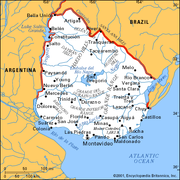 Uruguay map
