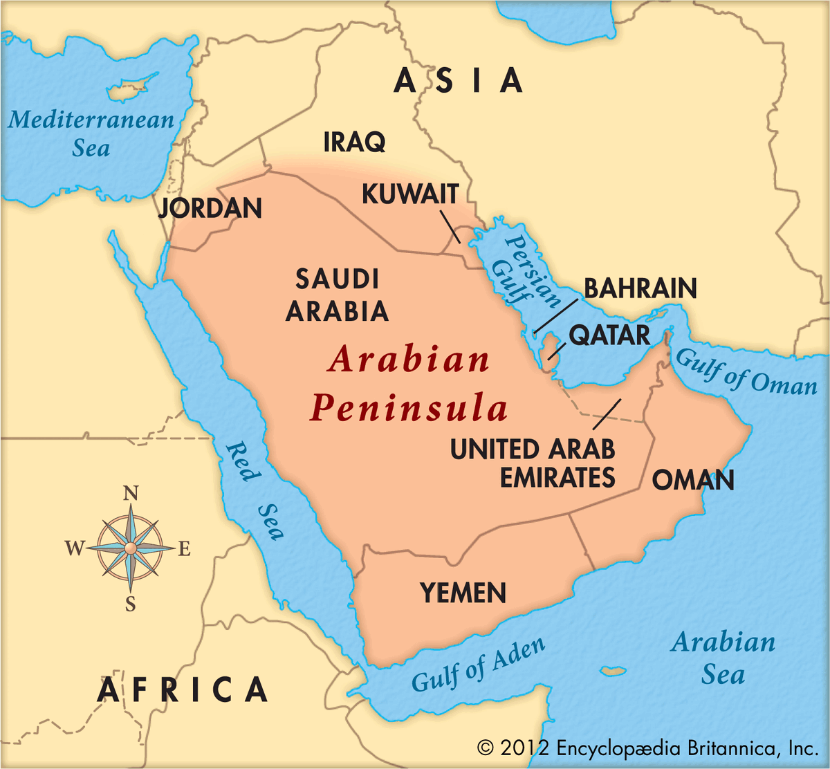 Arabian Peninsula - Wikipedia