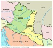 Map of Pannonia