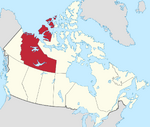 Northwest Territories in Canada svg