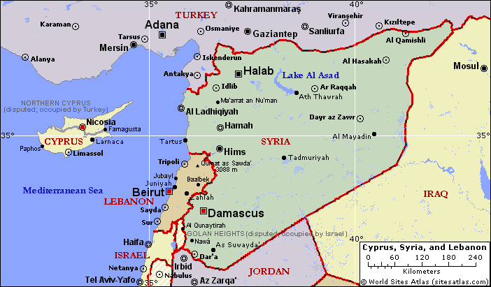 Map Of Cyprus And Lebanon Cyprus | Turtledove | Fandom