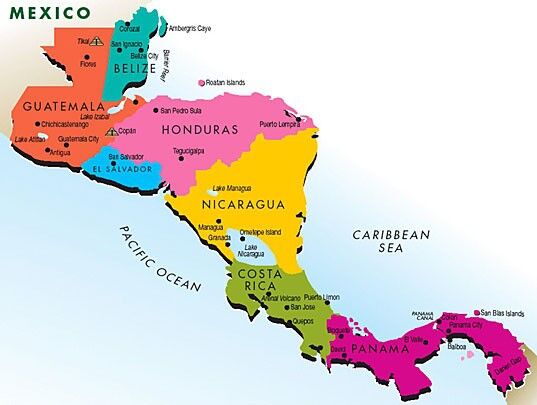 Central America Map In Spanish Central America | Turtledove | Fandom