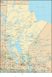 Manitoba-map