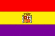 The flag of the Republic of Spain; along with the flag below, it is germane to .