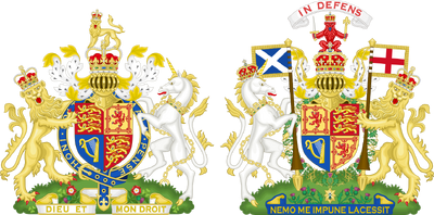 Royal Coat of Arms of the United Kingdom (Both Realms)