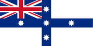 The Federation Flag, created in the 1830s represented the five Australian Colonies until 1901