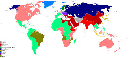 WorldMap 1995 TheTwoGeorges by lamnay
